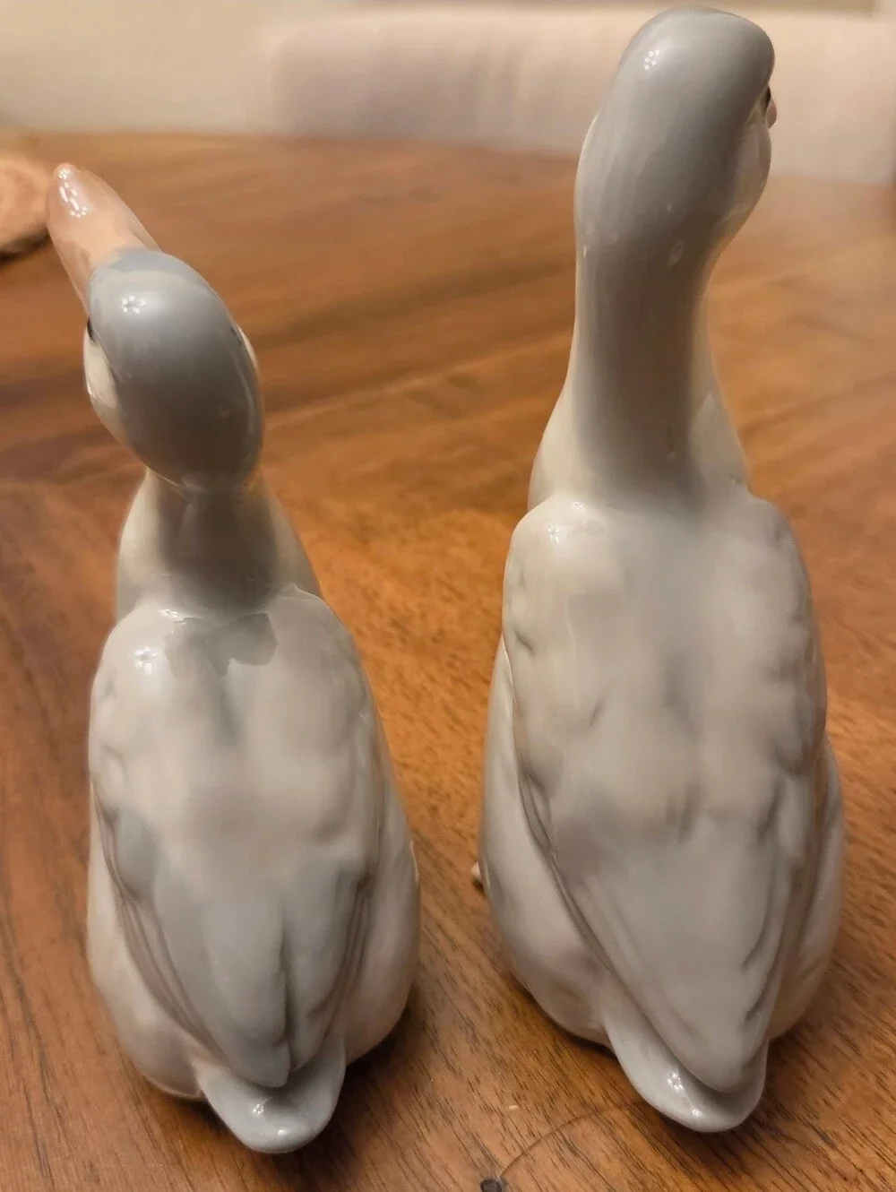 Vintage Porcelain Goose Figurines – Pair – Cottagecore Farmhouse Country Decor